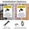 Signmission 24 Hour Video Surveillance With Symbol OSHA Security Notice Sign, Plastic, 7in W x 10in L, 2PK OS-2PACK-SN-P-710-V-11692 - alternate 4